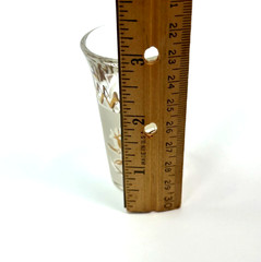 Shot Glasses Mid‑Century Gold Dove Set of 10, 1 1/2″ Rim, Vintage MCM Barware
