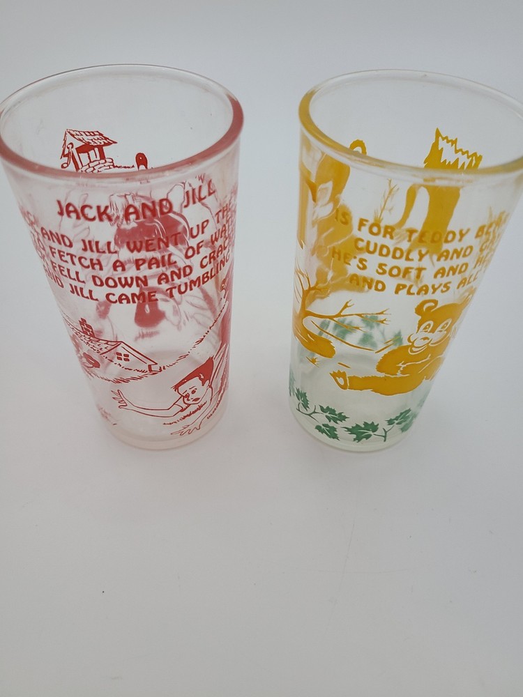Vintage Decorative Glassware Lyrics from Classic Nursery Rhymes.