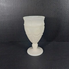 The Pioneer Woman Adeline Snow Goblet Tumbler Chalice Milk Glass White Gibson