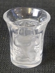 Lalique France Crystal LES ENFANTS 1 3/4″ Shot Glass