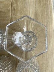 Vintage Fostoria Heritage Clear Crystal Iced Tea Goblets Water Glasses-Set of 4