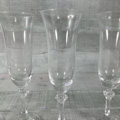 Vintage ROYAL BAVARIAN CRYSTAL FLUTE Champagne Glass 4 oz. (Set Of 4)