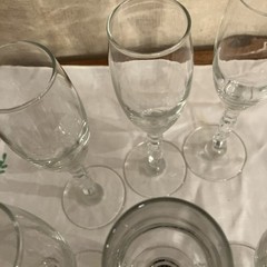 «Crystal D’Arques» France Millennium «2000» Champaign Tall Glasses