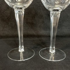 (2) Rainbow By Block Crystal Water Goblets