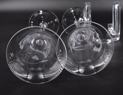 Marquis by Waterford YOURS TRULY Etched Crystal (2)Champagne Flutes w/Box 11.25″