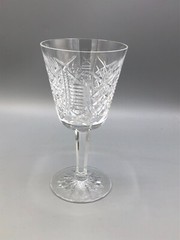 Clare clear Crystal by Waterford individual Claret/ Red Wine Glasses 5 7/8″