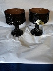 LENOX, IMPROMPTU, Brown 2 Sherbets