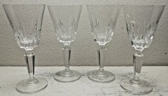 Set of 4 Mikasa Cambridge Cordials Glasses Crystal Stemware 4 3/4″t x 2 1/8″dia.