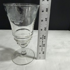 VTG LIBBEY ROCK SHARPE #3005 ICED TEA HALIFAX 6.5”-SET OF 6