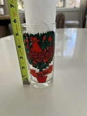 VTG 12 DAYS OF CHRISTMAS Three French Hens 3 3rd Day Indiana Glass REPLACEMENT