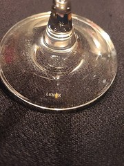 Lenox Tuscany Classics ????Crystal Wine 9 1/2″ Stems – Set of 2 Marked Lenox