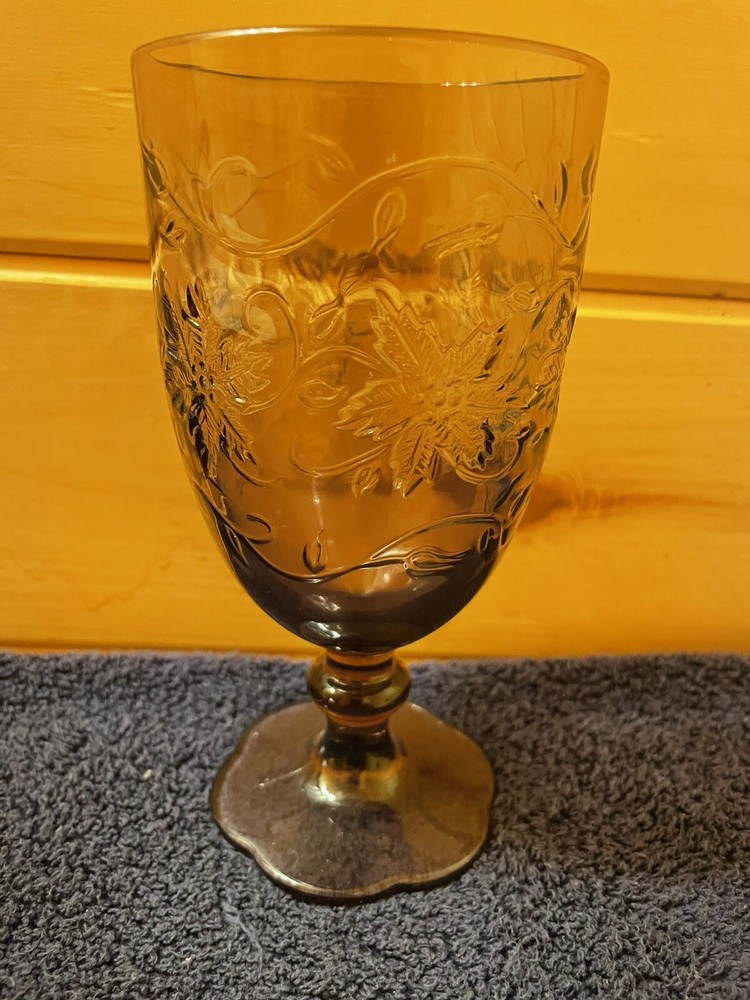 PRINCESS HOUSE – Fantasia Amethyst Water Goblets – 7” Tall. Great Looking