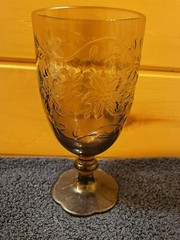 PRINCESS HOUSE – Fantasia Amethyst Water Goblets – 7” Tall. Great Looking
