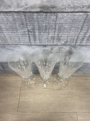 Waterford Crystal Chantilly 8” Tall Champagne Flutes 3 Piece Made in Ireland BS3