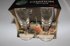 Vintage Libbey Citation Cordial 1 oz. Stemware Glasses Set of 4