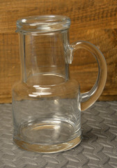Handmade Clear Glass Bedside Carafe & Tumbler Set – Nightstand Water Set