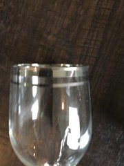 Versailles Crystal Stemware 6 Piece – 6 Oz Wine Glasses Hand Crafted