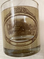 Vintage Courier and Ives Lowball Glasses/Barware