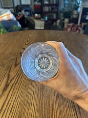 Clear Glass Tumblers 5.5” Heavy Bottom Set Of 4