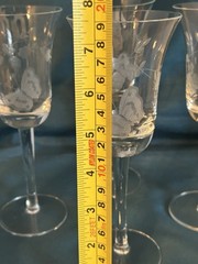 Toscany Wine Glasses Etched With Butterfly & Flowers – Set Of 4