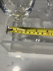 SET OF 2- Tiffin Franciscan USA Buckingham Crystal Ice Tea Water Goblets 1960-67