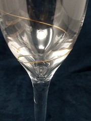 Tienshan Holiday Hostess 7 3/4″ Champagne Flutes (8)