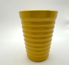 Vintage Bauer Pottery Yellow 12 oz Tumbler Ring Ware – EXCELLENT CONDITION