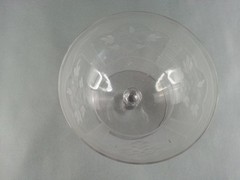 Antique 9 Piece Compote Etched Glass Pedestal Dessert Bowls Glasses Flowers