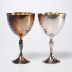 Harrods of London Silver Plated Chalice Communion Small Wine Cups IOB