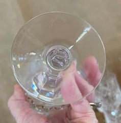 Atlantis Moselle Wine Cut Lead Crystal Goblets & Flutes set of 12 pc champagne