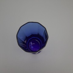 Anchor Hocking Essex Cobalt Blue Iced Tea Glass Vintage Tumbler 14 OZ
