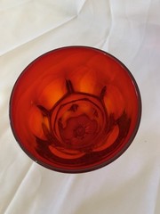 Fostoria Argus Ruby Red Footed Iced Tea Glass Excellent Free Shipping