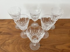 Waterford Lismore Irish Cut Crystal 5 3/4” Wine Glass – Set of 6