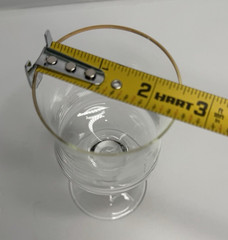 VTG Sasaki SAS34 Crystal Gold Rim Stemware Rep- 1 White wine/sherry/cordial