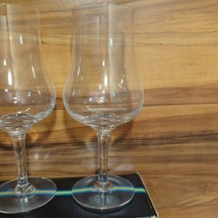 Orrefors Elixir Wine Tasting Glasses By Nils Lanberg 1969 Original Box