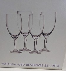 Waterford Marquis Iced Beverage Glasses Sparkle Set Of 4