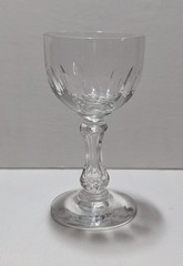Presumed Val Saint Lambert Olivier Pattern 104 Cordial Glass Crystal Early 1900s