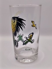 Set of 4 Vintage Hazel Atlas Wild Fowl Glasses