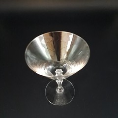 Fostoria Engagement Platinum Trim Stem Champagne Tall Sherbet