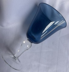 Artland Salute Blue Water Goblets Set of 6 *Read Note in Description