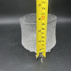 1 Iittala Ultima Thule Finland 3.5”Glass Tumbler Wiskey On The Rocks Barware