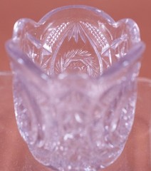 EAPG US Glass No. 15101 Comet Buzz star Toothpick 1907 Sun Purple