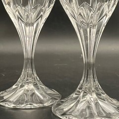 Mikasa Berkeley 2 Piece Crystal Wine Glass Set Made in West Germany 6.75″t 6oz