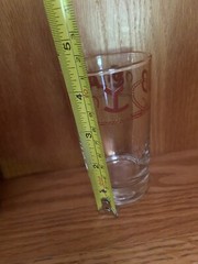 Libbey Bamco Western Highball Glasses 5″ Tooled Leather Sleeves Bull Cattle