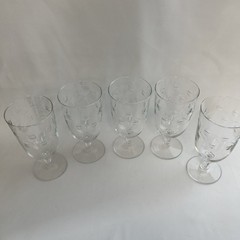 Libbey “Christine” Iced Tea Glasses Set Of 5 Perfect MCM