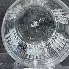 RALPH LAUREN Crystal Old Fashion Set of 4 Glasses – Glen Plaid EUC 10 oz @