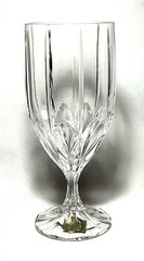 MIKASA ~ Beautiful Clear Crystal 7-3/8″ ICED TEA GLASS (Berkeley, 12 oz)