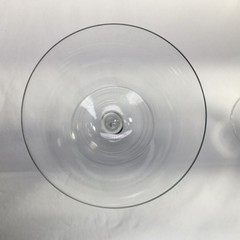 Orrefors Crystal Sven Air Bubble In Stem Water Glass And Champagne Glass Vintage