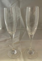 Faberge Atelier 10 inch Champagne Flutes – Set of 2 – New