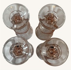 Indiana Glass “Madrid Recollection” Vintage Pink Water Goblets Set Of 4